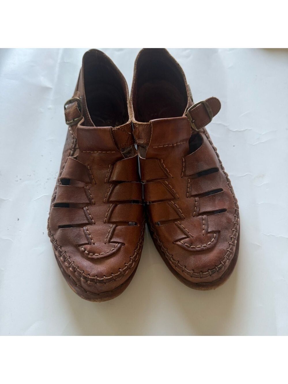 Pikolinos Men’s Fisherman Sandals Size 8.5 EU 41/42) Leather Casual Comfort - Picture 11 of 13